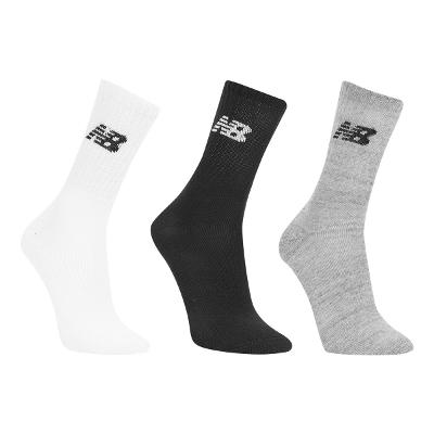 Kit Meia New Balance Cano Alto Logo c/ 3 Pares
