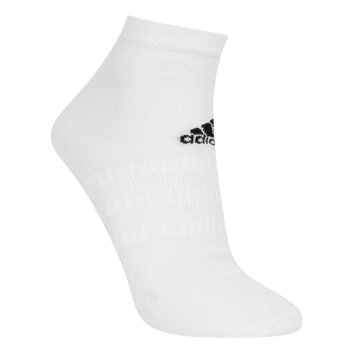 Meia Adidas Cano Baixo C/ 6 Pares - 3