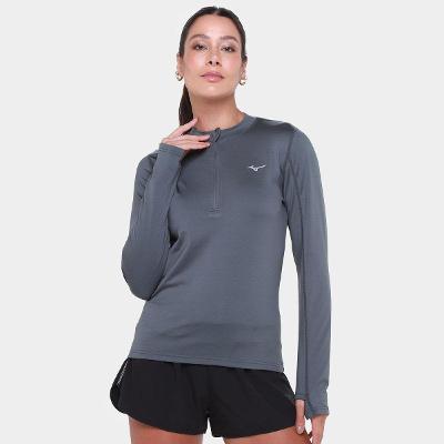 Camiseta Mizuno Térmica Manga Longa Feminina