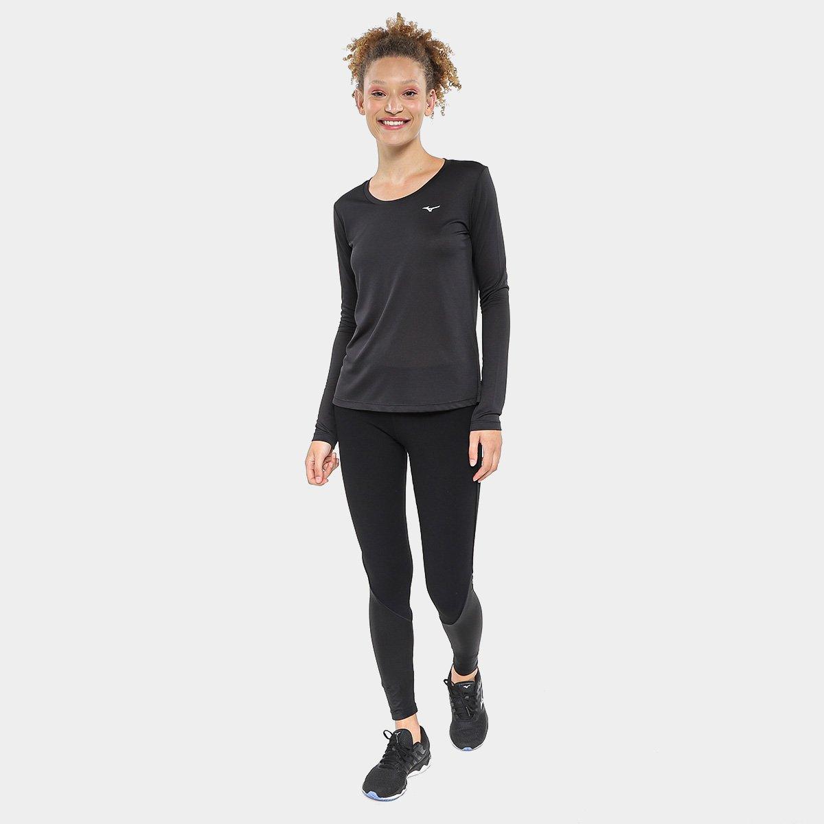 Camiseta Mizuno Nirvana Manga Longa Feminina - 4