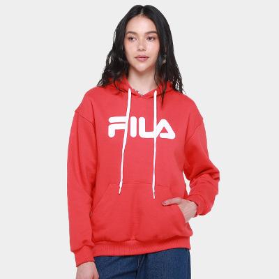 Moletom Fila Comfort Letter II c/ Capuz Feminino
