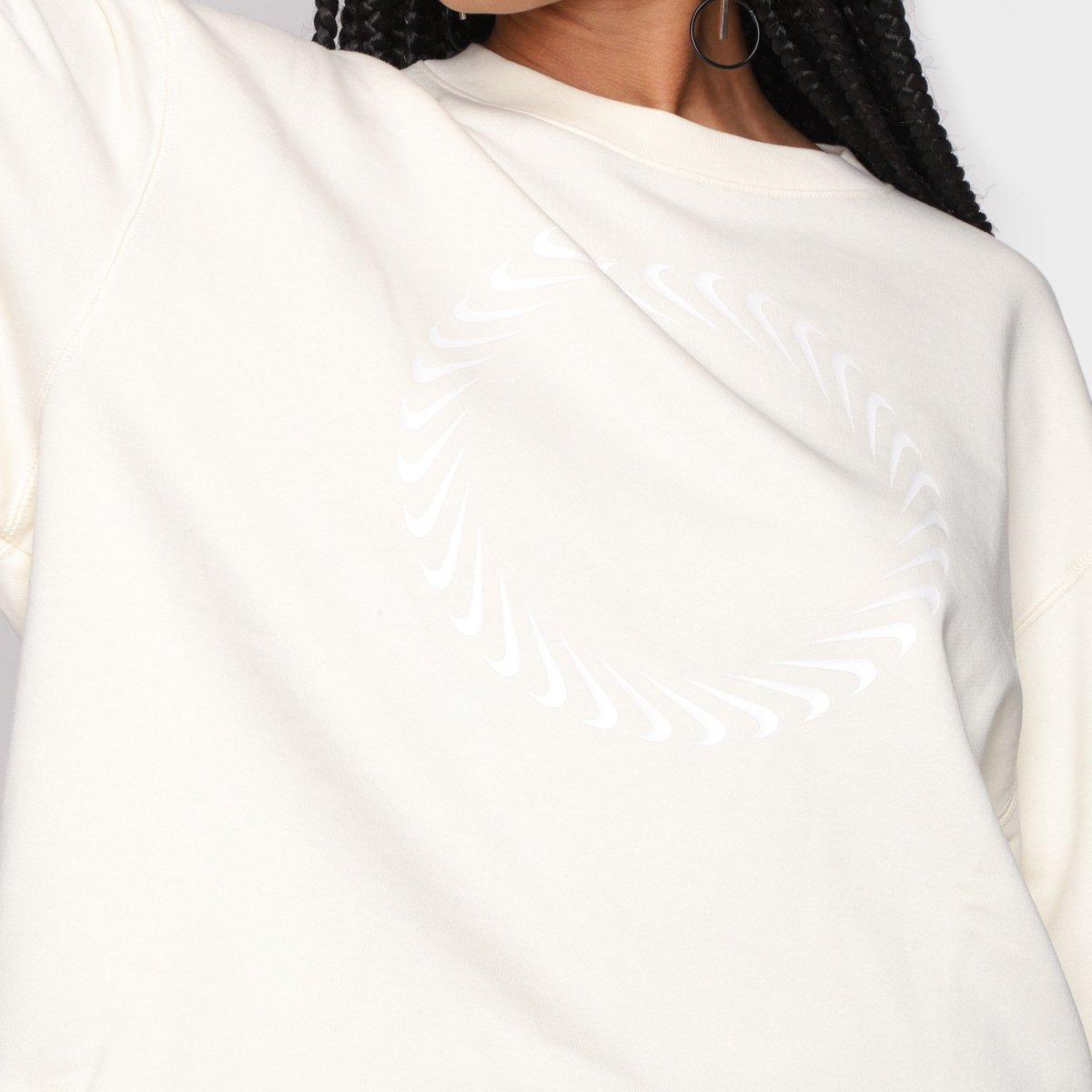 Camiseta Nike Icn Clash Cre Manga Longa Feminina - 3