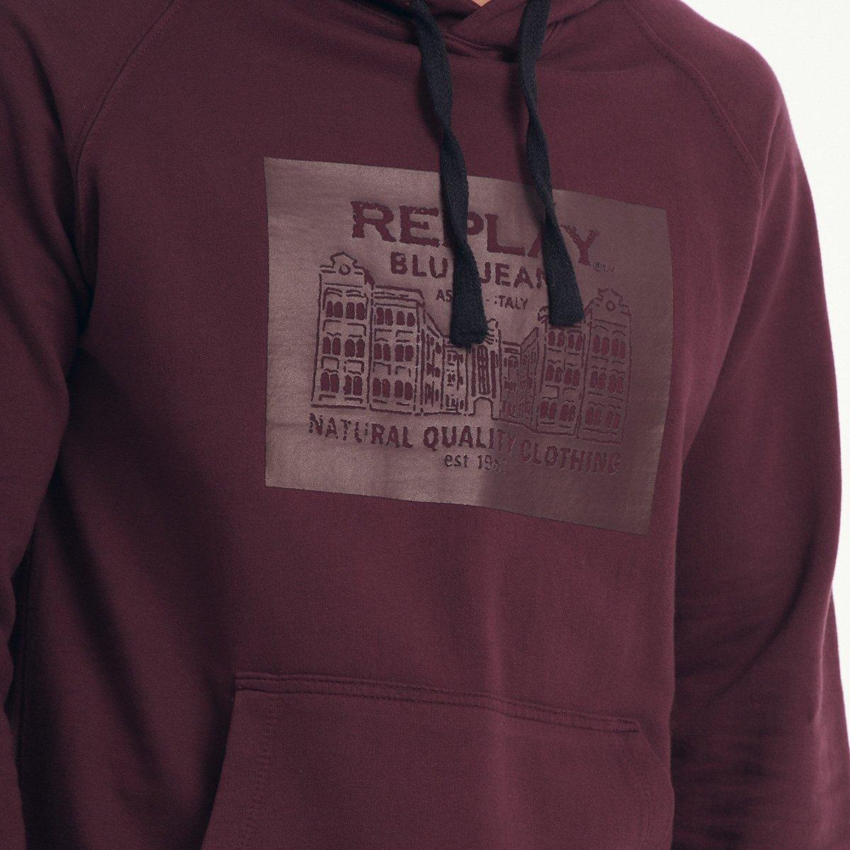 Moletom Replay C/ Capuz Masculino - 3