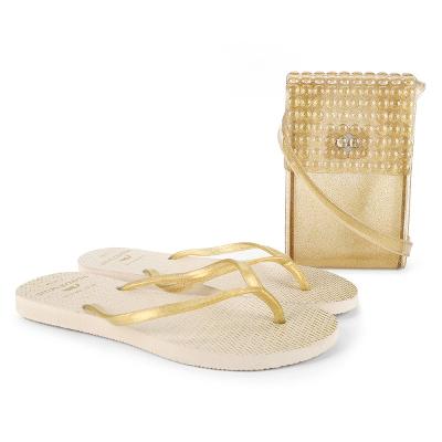 Kit Chinelo Tropical Brasil Estampado Slim Feminino