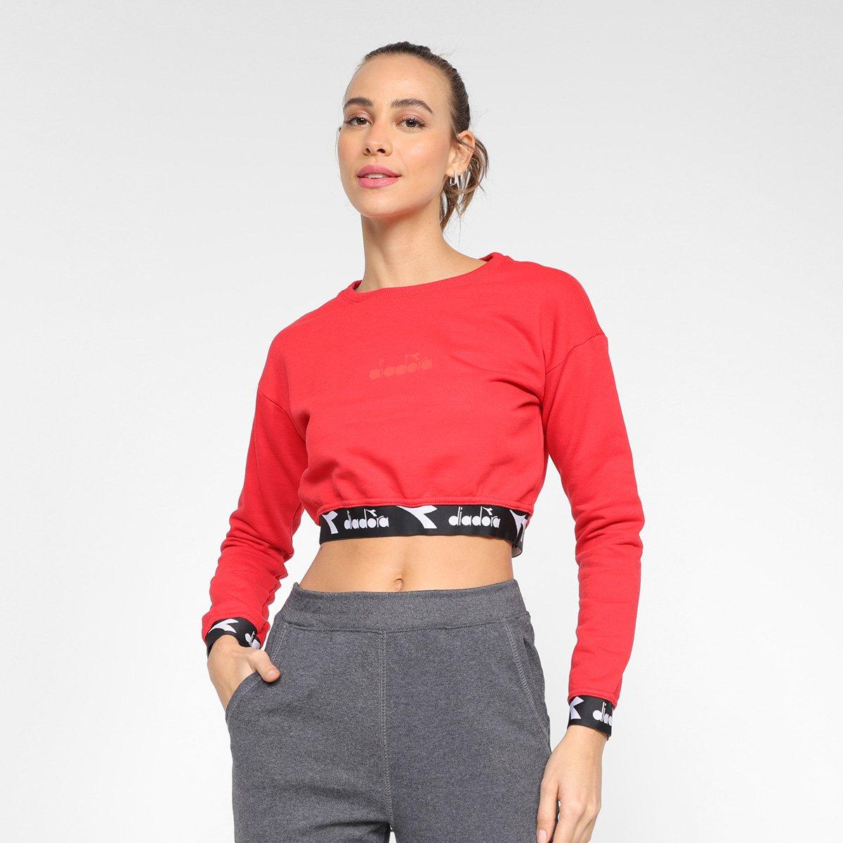 Moletom Cropped Diadora Dia Feminino - 1