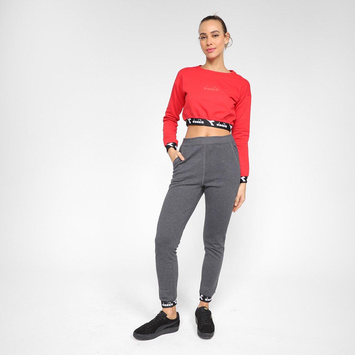 Moletom Cropped Diadora Dia Feminino - 4