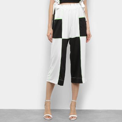 Calça Vide Bula Malha Crepon Feminina