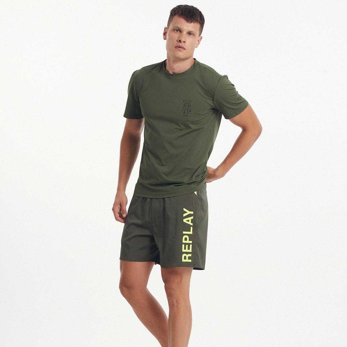 Camiseta Replay Bamboo Masculina - 4