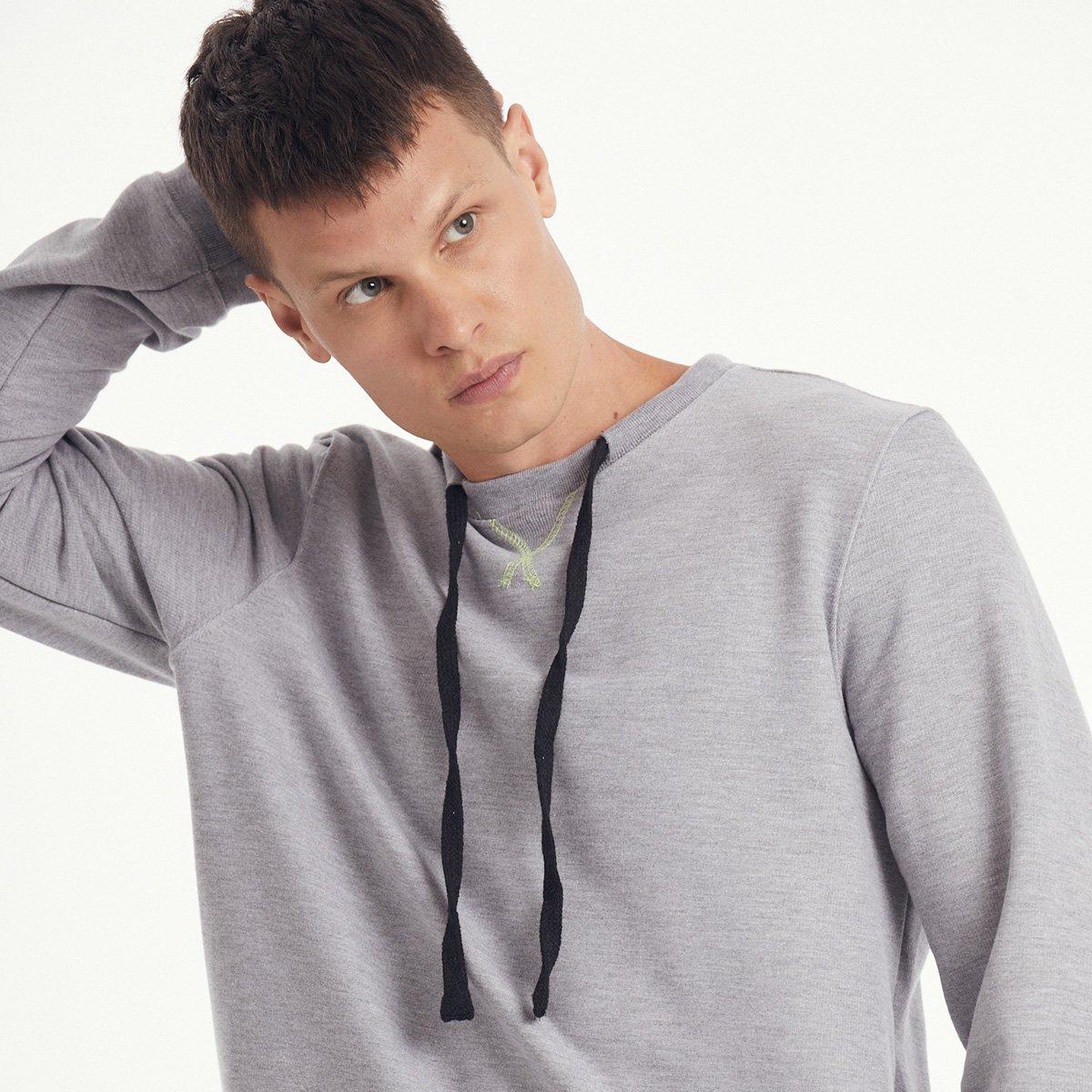 Blusa Moletom Replay C/ Cardaço Masculina - 3