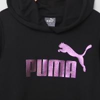 Blusa Moletom Infantil Puma Ess Nova Shine Logo Hoodie Menina - 2