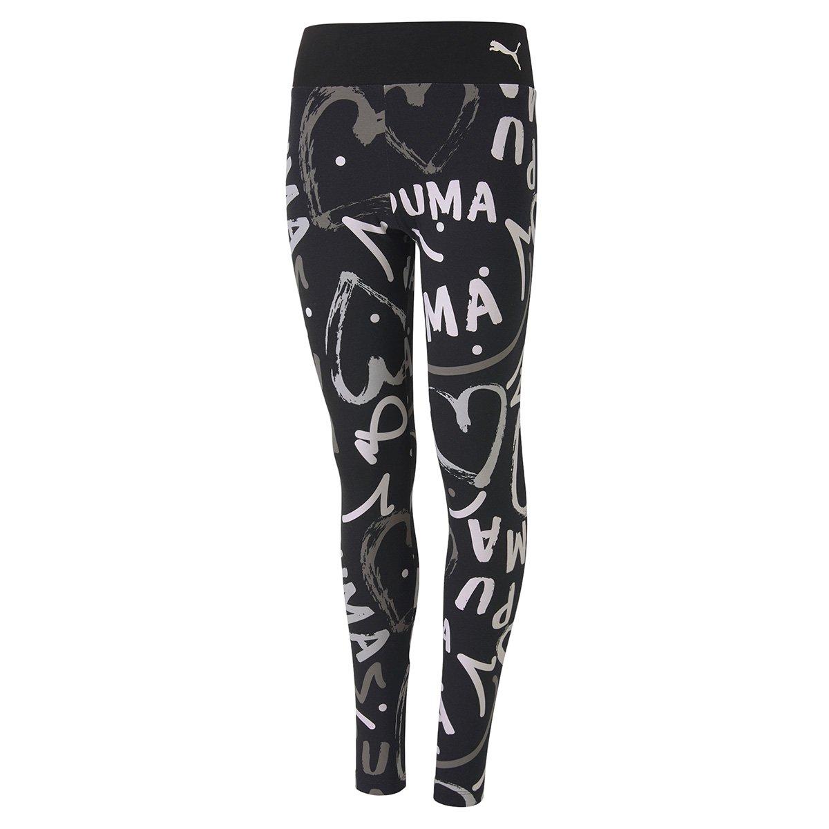 Calça Legging Infantil Puma Alpha AOP Feminina - 1