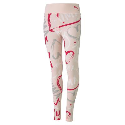Calça Legging Infantil Puma Alpha AOP Feminina