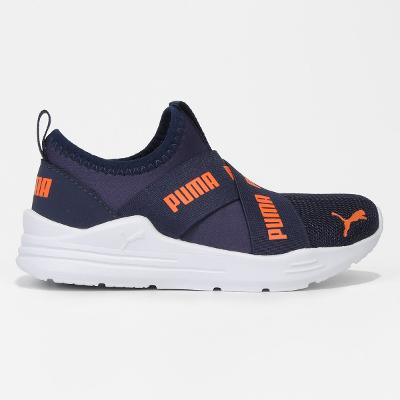 Tênis Slip On Infantil Puma Wired Run