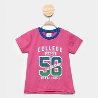 Camiseta Infantil Gonew College League Menina - 1