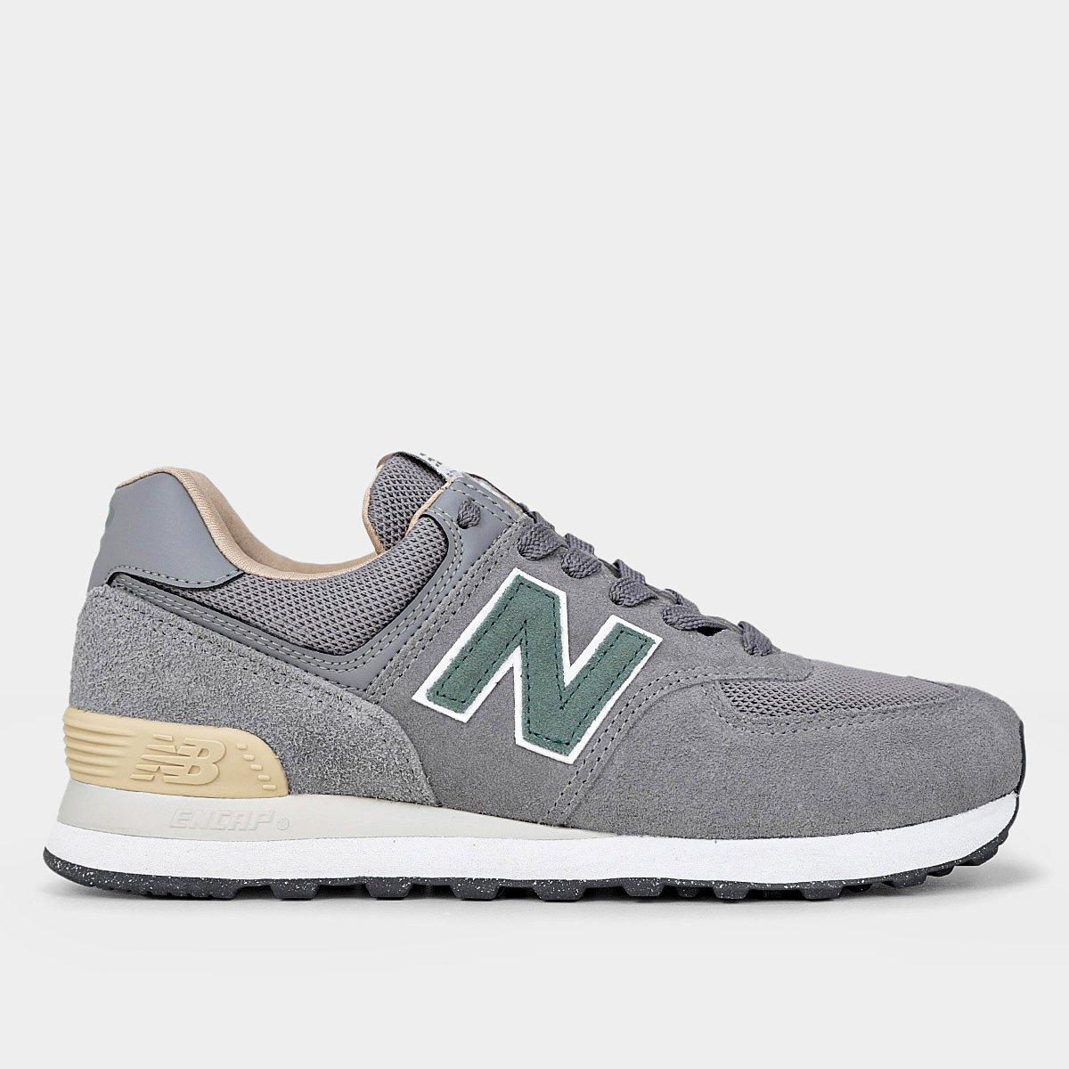 Tênis Couro New Balance 574 V'2 Feminino - 1