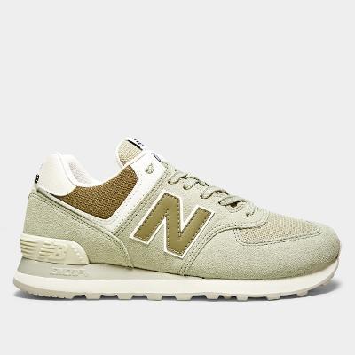Tênis Couro New Balance 574 V'2 Feminino