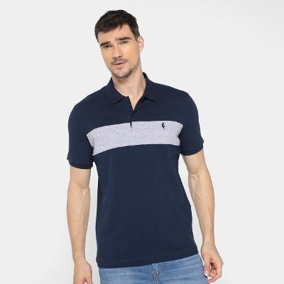 Camisa Polo NBA Piquet C/ Recorte Masculina