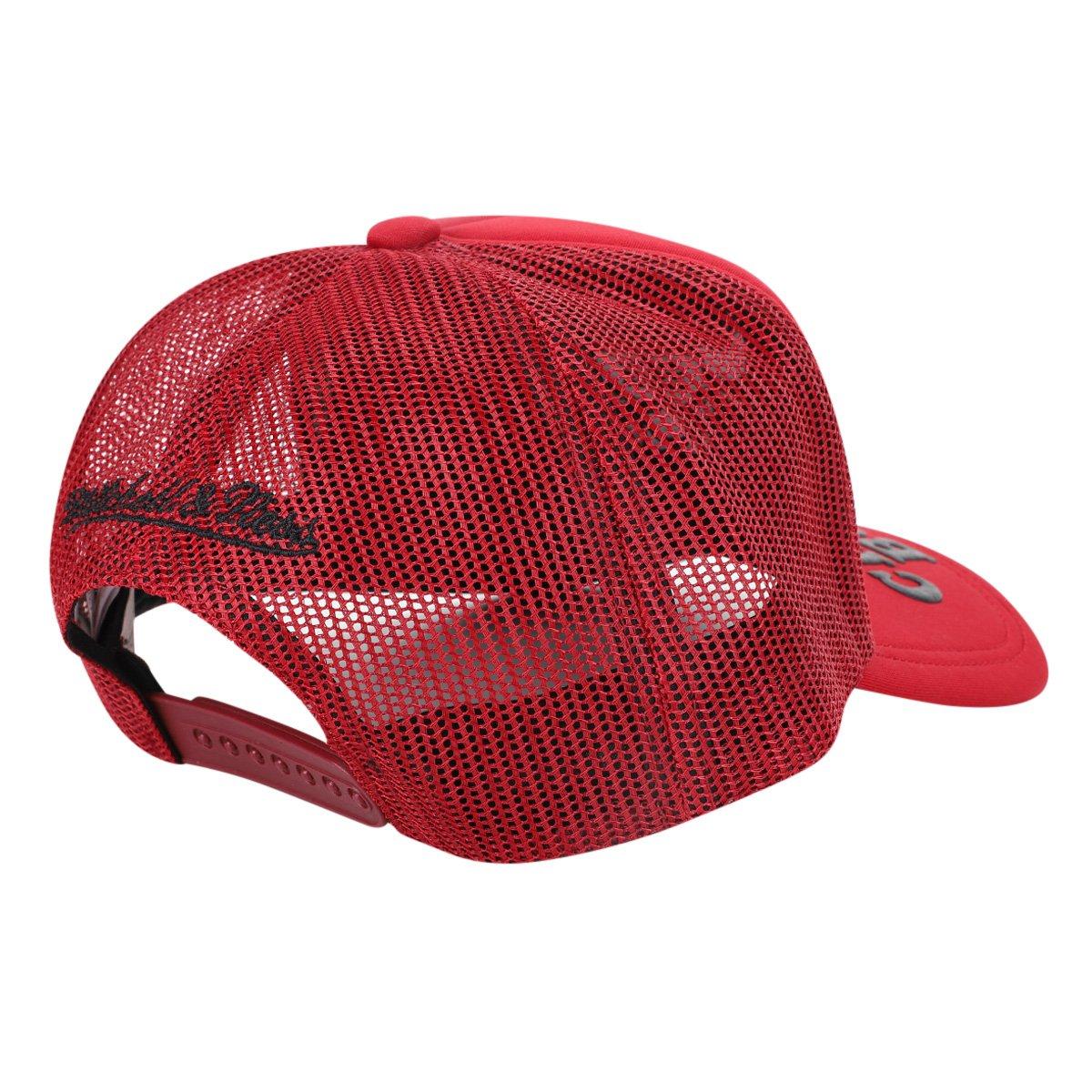 Boné NBA Puff Chicago Bulls Mitchell & Ness Aba Curva Snapback Masculino - 2