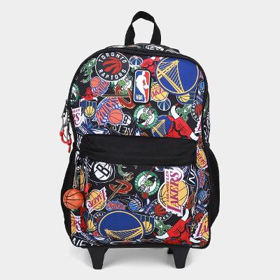 Mochila NBA Sestini Begins c/ Carrinho Externo 17L