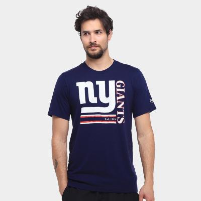 Camiseta Nike NFL New York Giants Triblend Logo Masculina