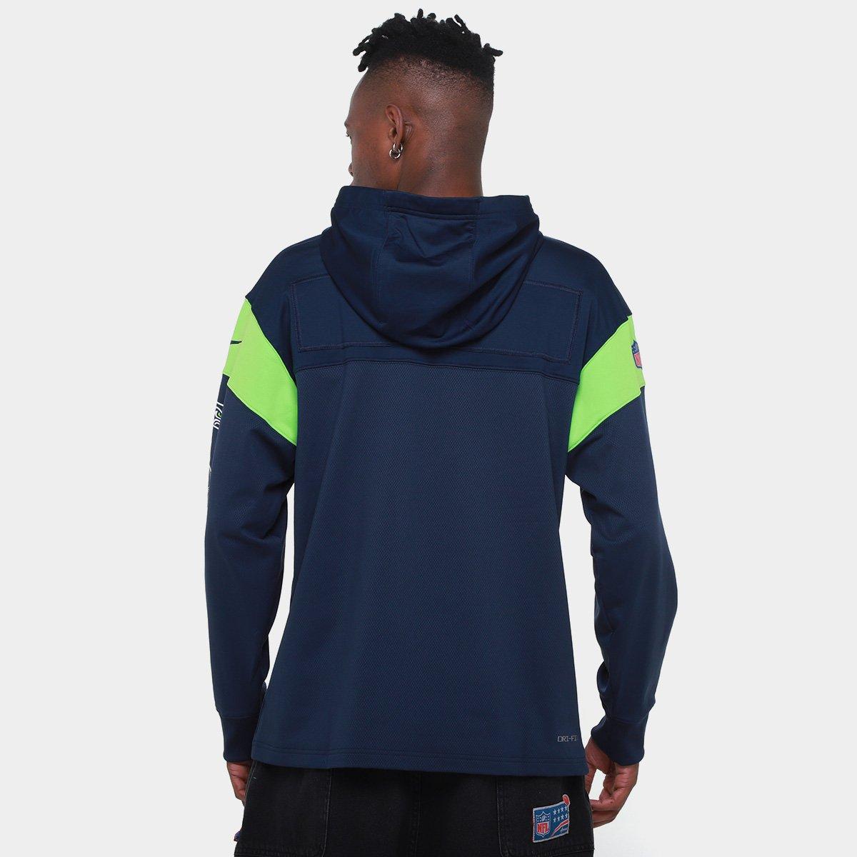 Moletom NFL Seattle Seahawks Nike Jersey Hoodie Masculino - 2
