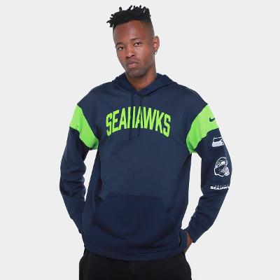 Moletom NFL Seattle Seahawks Nike Jersey Hoodie Masculino