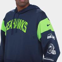 Moletom NFL Seattle Seahawks Nike Jersey Hoodie Masculino - 3