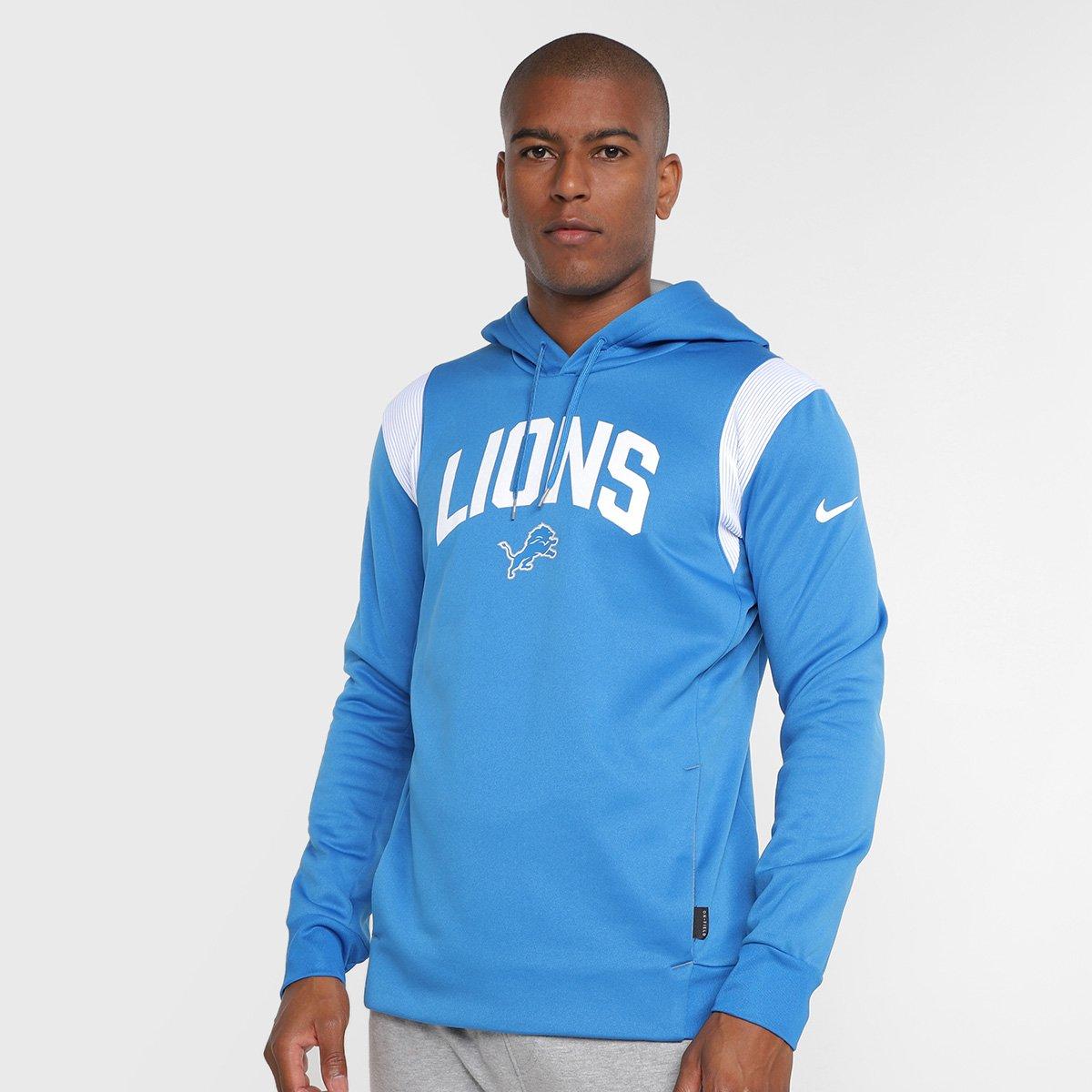 Moletom Nike NFL Detroit Lions Fleece Masculino - 1