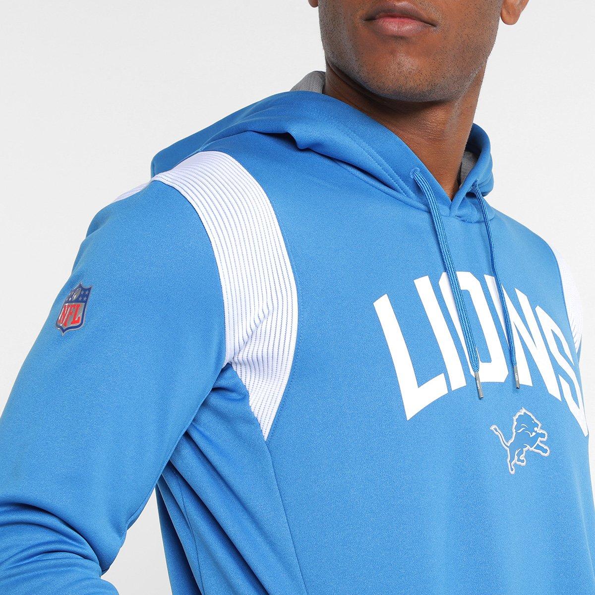 Moletom Nike NFL Detroit Lions Fleece Masculino - 3