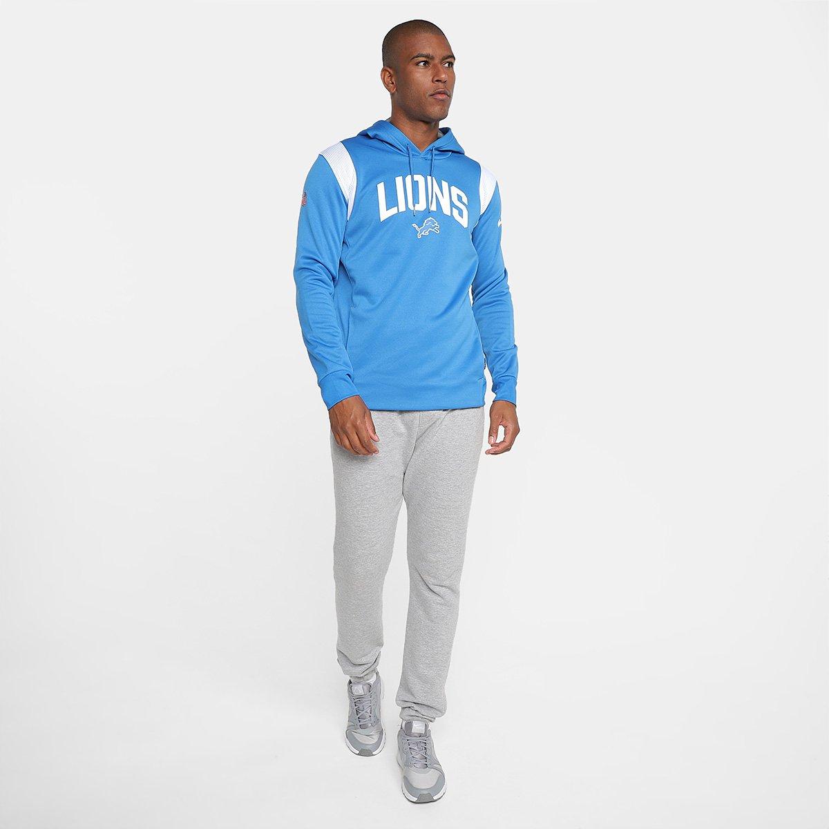 Moletom Nike NFL Detroit Lions Fleece Masculino - 4