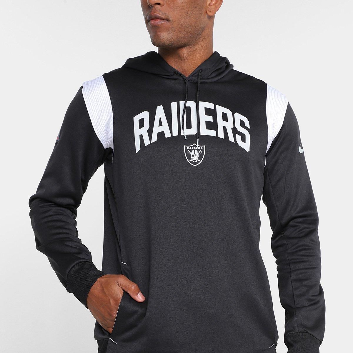 Moletom Nike NFL Las Vegas Raiders Fleece Masculino - 3