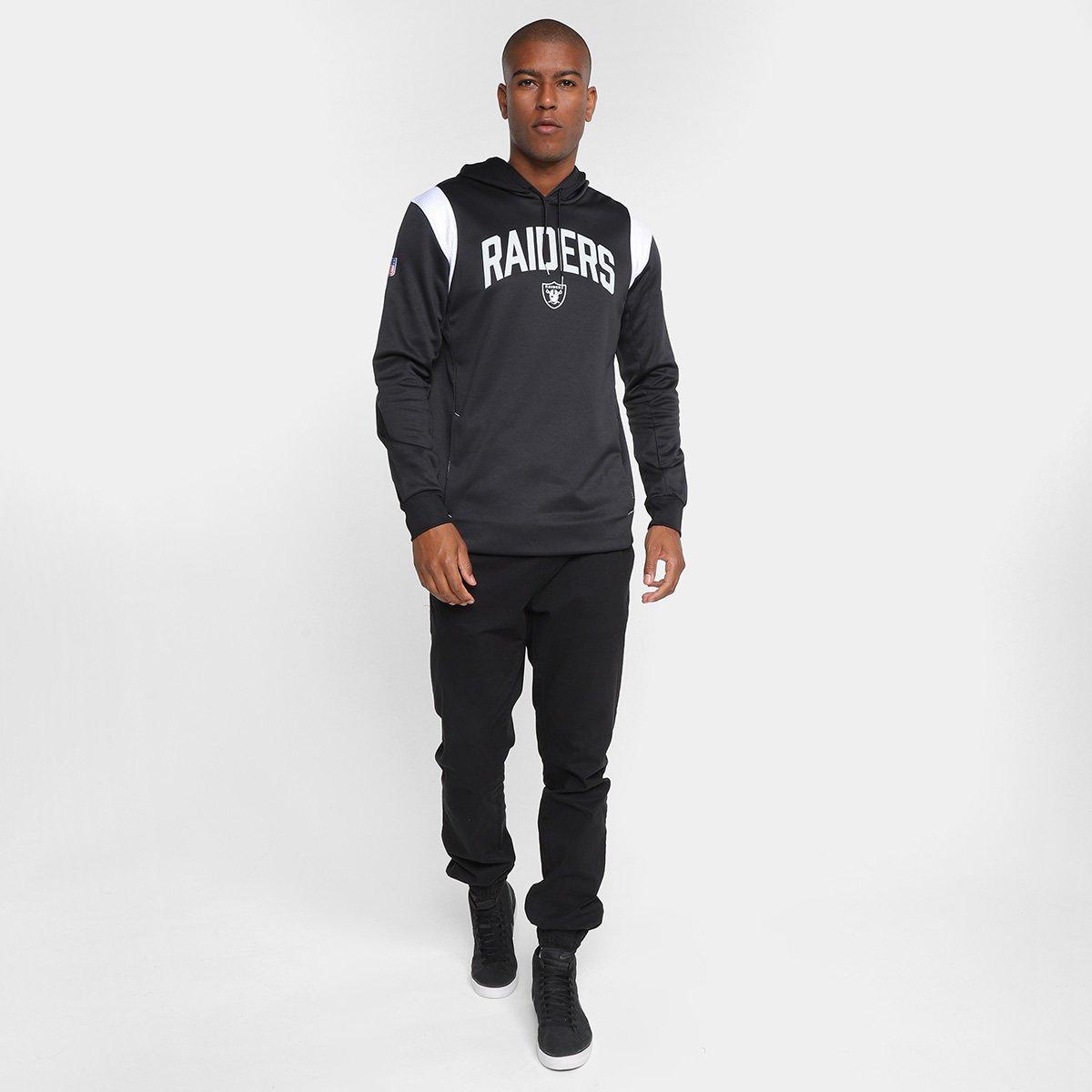 Moletom Nike NFL Las Vegas Raiders Fleece Masculino - 4