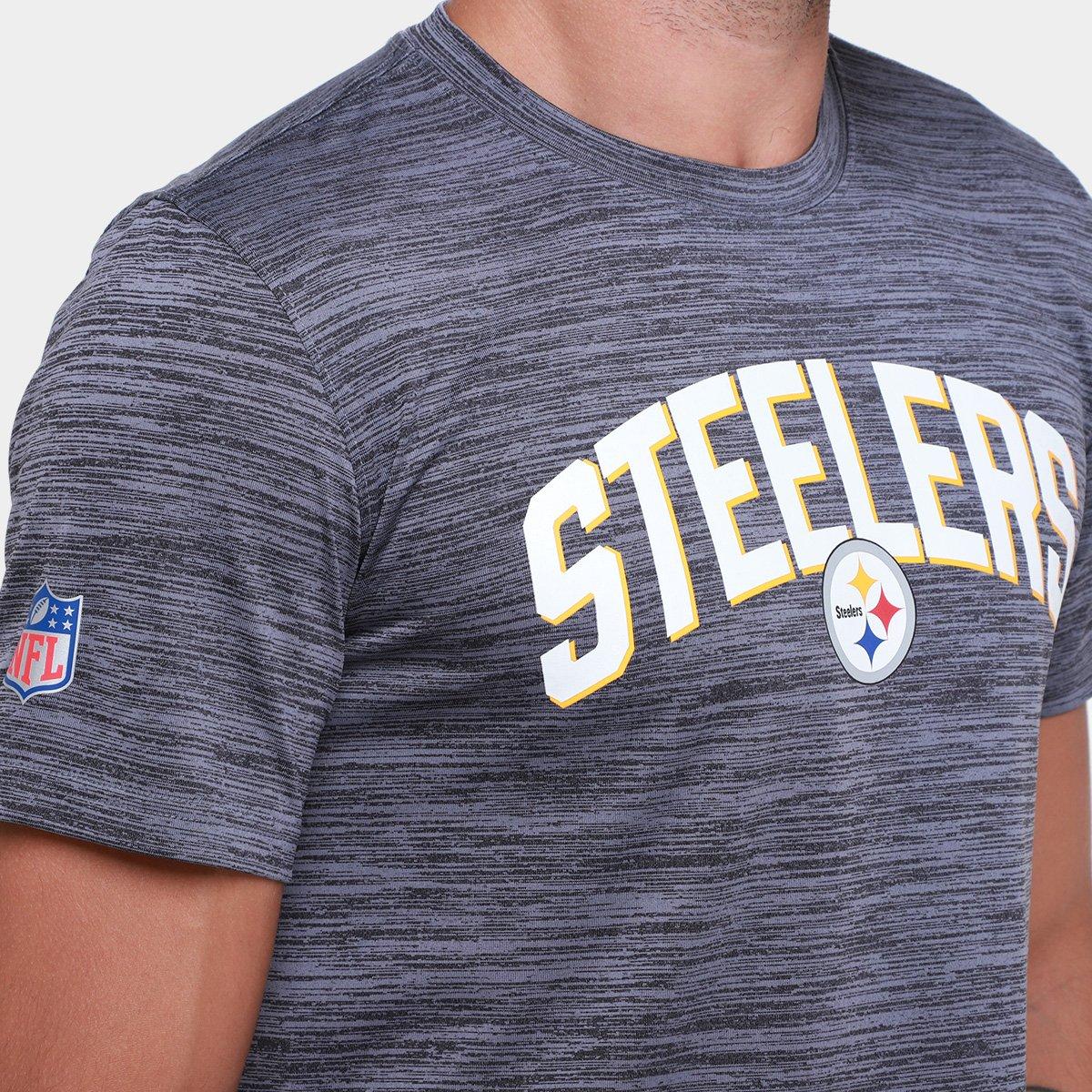 Camiseta NFL Pittsburgh Steelers Nike Drop 2 Dri-fit Team Velocity Masculina - 3