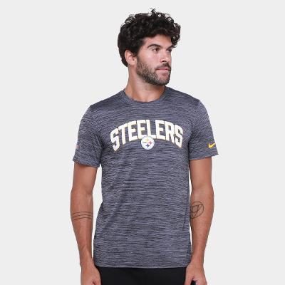 Camiseta NFL Pittsburgh Steelers Nike Drop 2 Dri-fit Team Velocity Masculina
