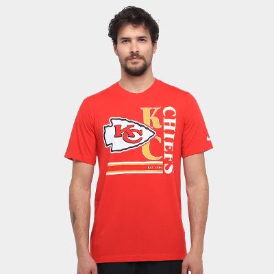 Camiseta Nike NFL Kansas City Chiefs Triblend Logo Masculina
