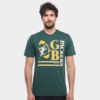 Camiseta Nike NFL Green Bay Packers Triblend Logo Masculina