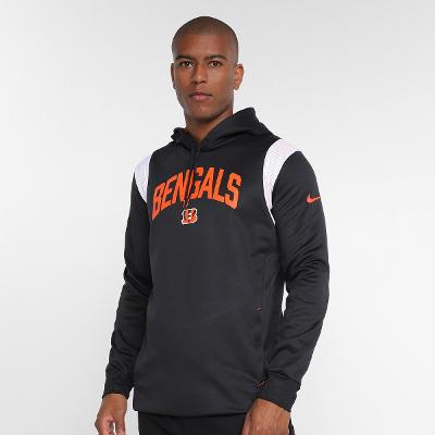 Moletom Nike NFL Cincinnati Bengals Fleece Masculino