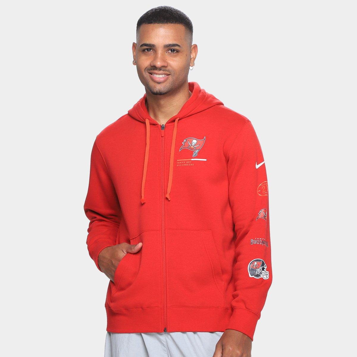 Moletom Nike NFL Tampa Bay Buccaneers Legacy Fz C/ Capuz Masculino - 1