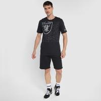 Camiseta Nike NFL Las Vegas Raiders Reflective Essential Masculina - 4