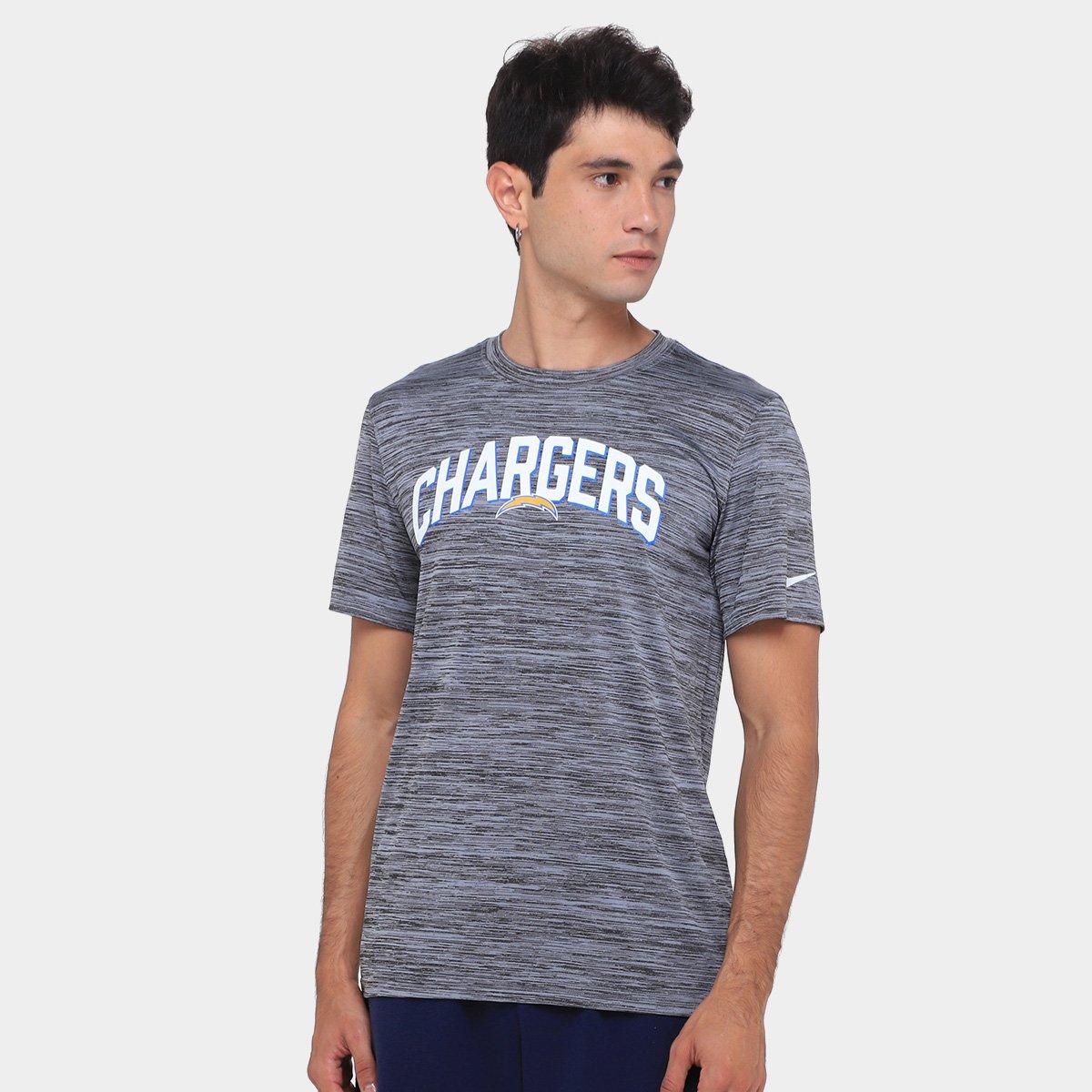 Camiseta NFL Los Angeles Chargers Drop 2 Nike Dri-Fit Team Velocity Masculina - 1