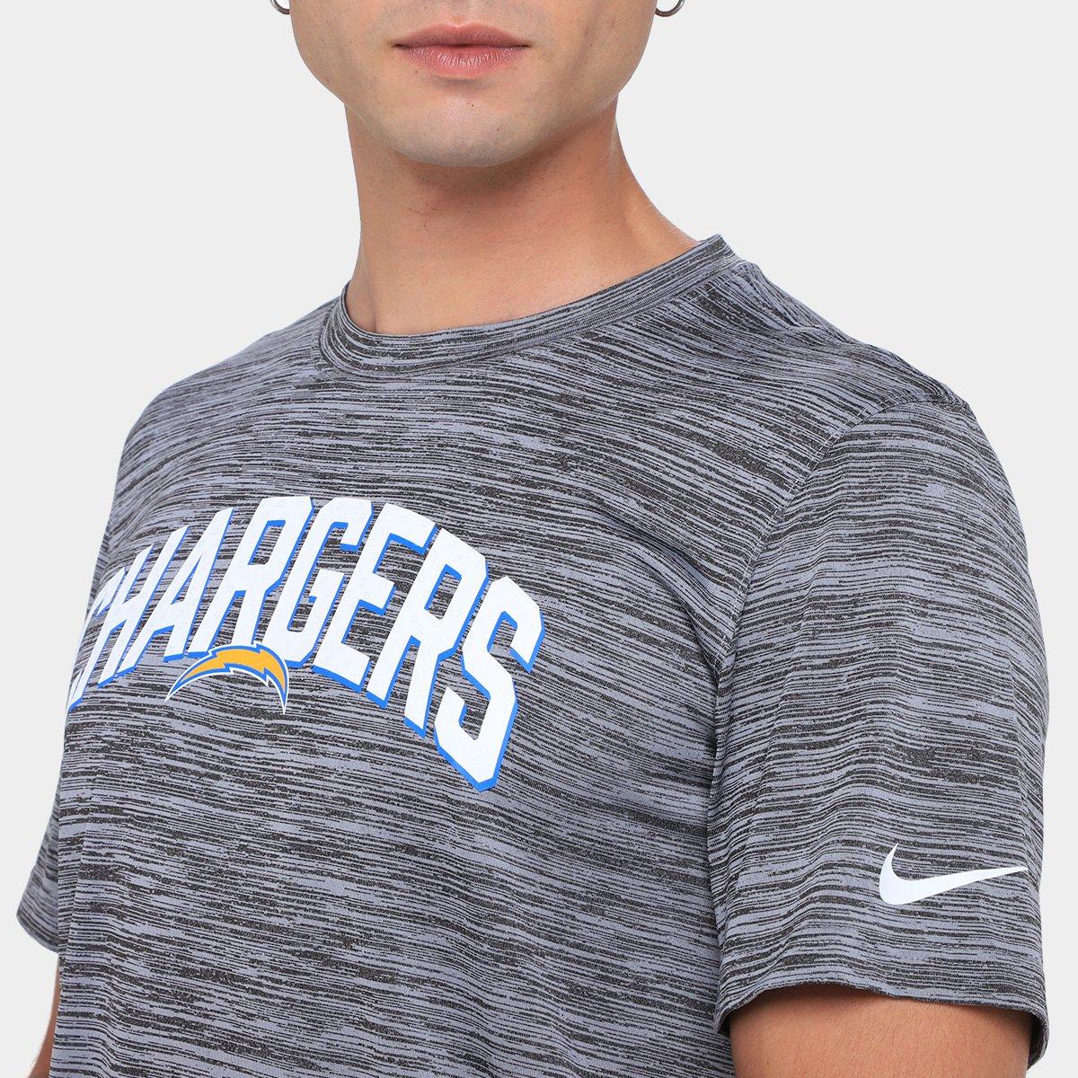 Camiseta NFL Los Angeles Chargers Drop 2 Nike Dri-Fit Team Velocity Masculina - 3