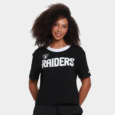 Camiseta Nike NFL Las Vegas Raiders High Hip Fashion Feminina