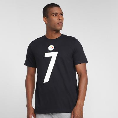 Camisa Nike Pittsburgh Steelers Ben Roethlisberger 7 Name & Number Masculina