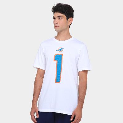 Camiseta NFL Miami Dolphins Tua Tagovailoa n° 1 Nike Masculina