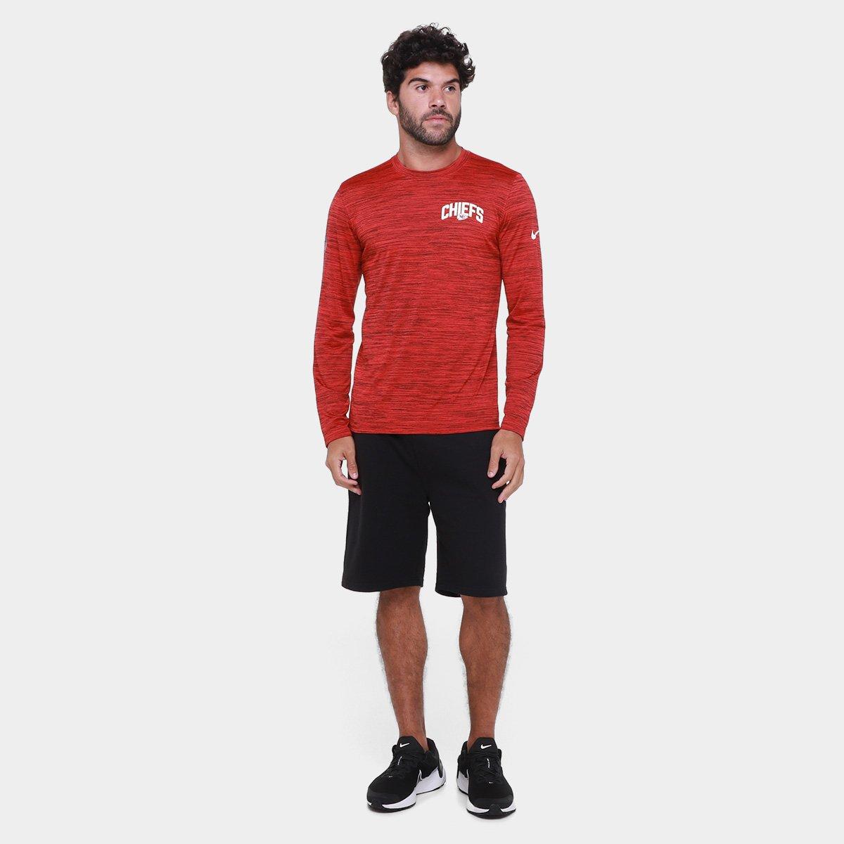 Camiseta Nike Kansas City Chiefs Drop 2 Dri-FIT Team Velocity Masculina - 4