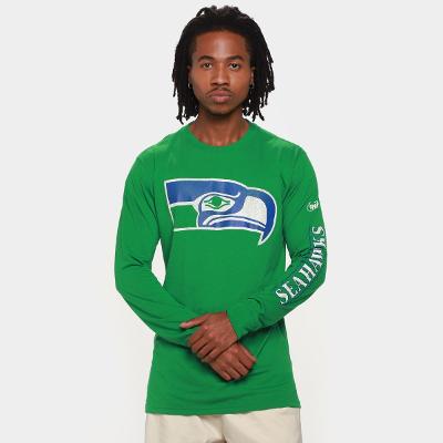 Camiseta NFL Seattle Seahawks Nike Manga Longa Masculina