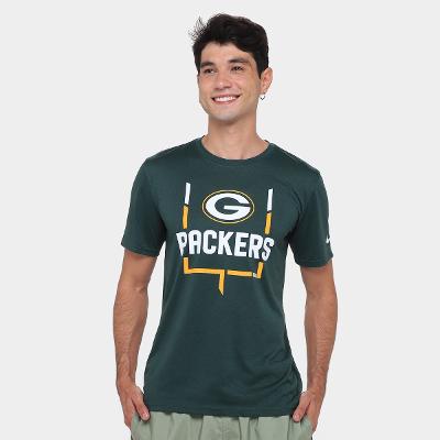 Camiseta Nike NFL Green Bay Packers Legend Goal Post Masculina