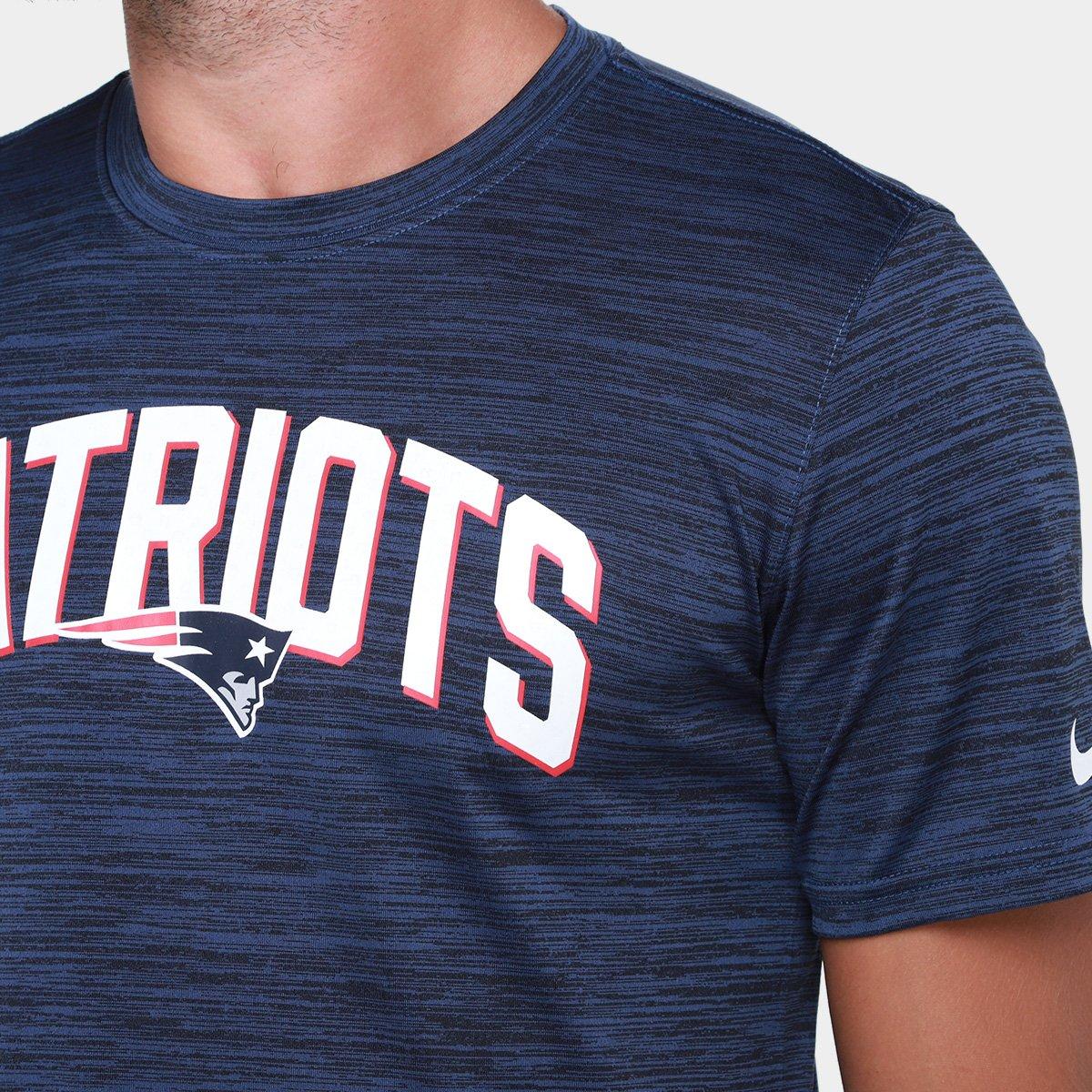 Camiseta NFL New England Patriots Nike Drop 2 Dri-fit Team Velocity Masculina - 3