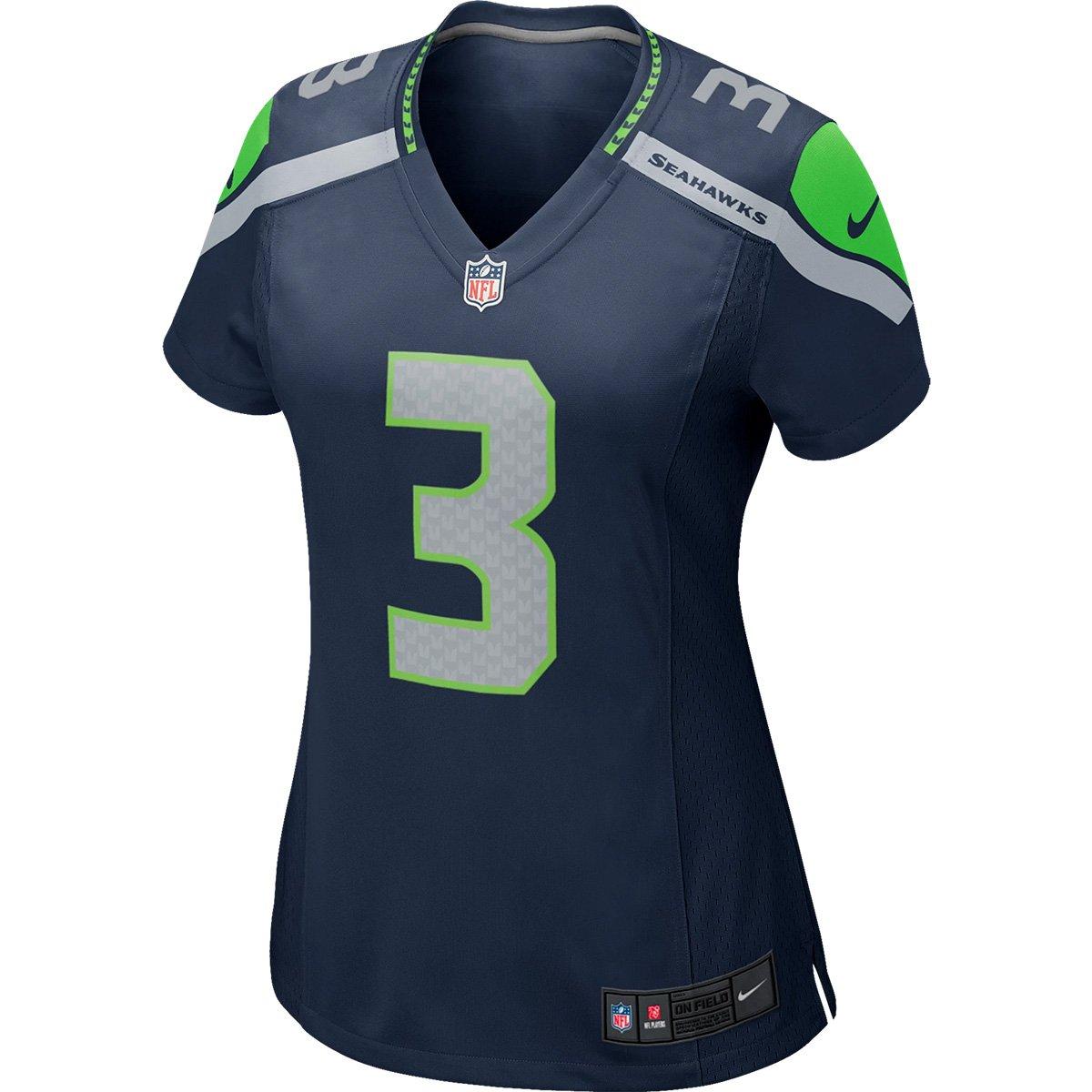 Camisa Seattle Seahawks Russell Wilson n° 3 Nike Game Feminina - 1