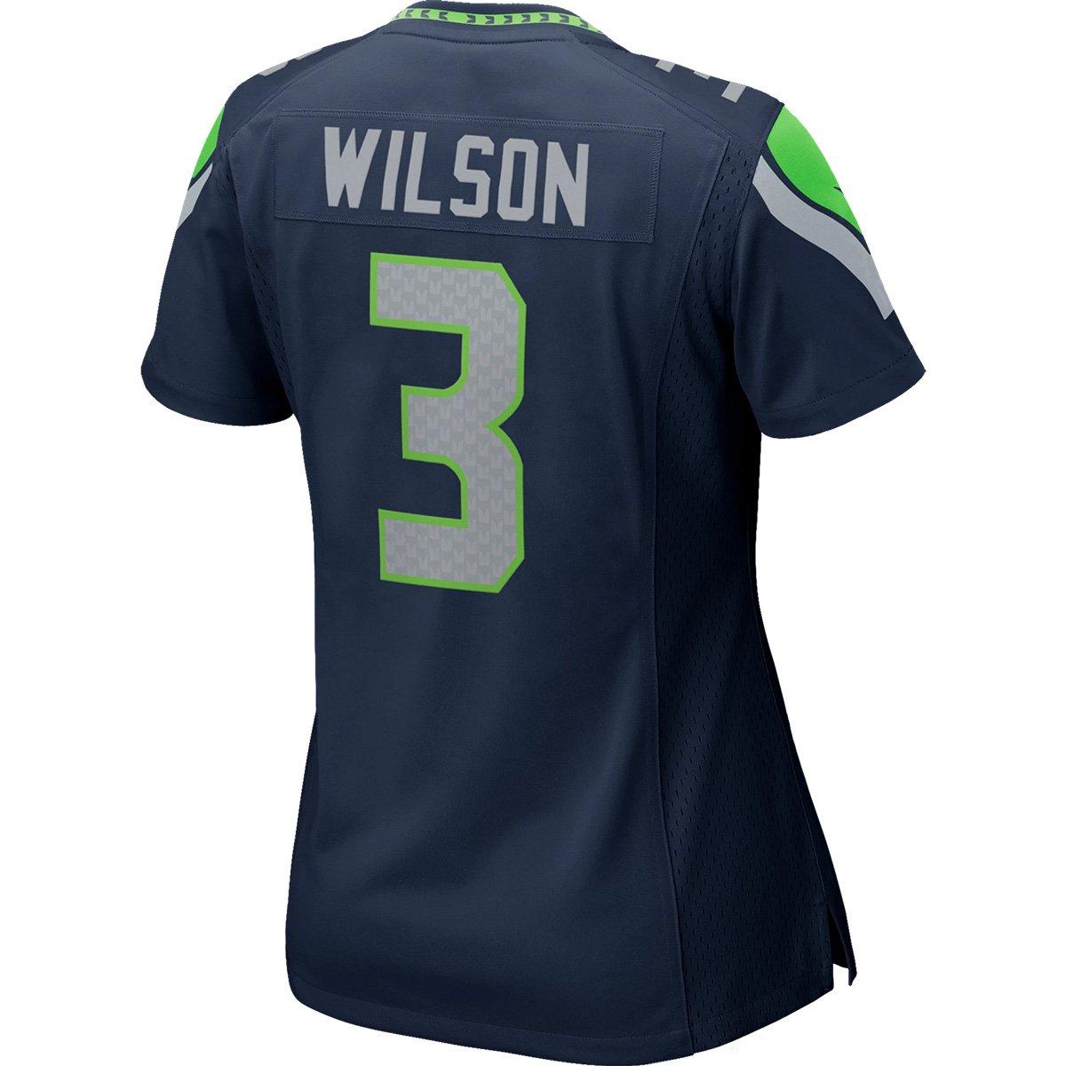 Camisa Seattle Seahawks Russell Wilson n° 3 Nike Game Feminina - 2